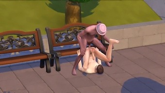 Sims 4: Gay Men Have Public Sex In The Park