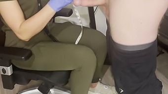 Exclusive Video Of A Nursing Student Giving A Penis Exam And Receiving A Cumshot In Her Mouth
