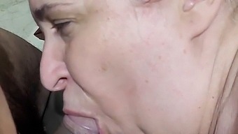 Mature Woman Gives A Young Delivery Man An Oral Pleasure