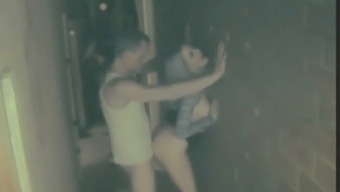 A Woman With A Shaved Vagina Receives Oral Sex From A Streetwalker Before Engaging In Anal Intercourse
