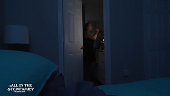 Frightened Stepson Seeks Shelter In Stepmom'S Room During Storm - Aitsfs1e6 Complete High-Definition Version
