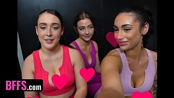 Brookie Blair, Serena Hill, And Ariana Starr Show Off Their Fitness Routine In Skeetout Production