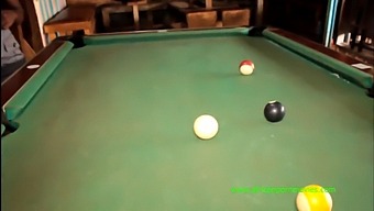 Rare Sexual Competition In Cameroon With Billiards And A Tight Ass