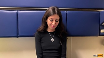 Stunning Model Indulges In Oral And Sexual Acts On A Train For Financial Gain
