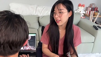Hd Video: Medical Student Elle Lee'S Titillating Tutorial With Her Tutor