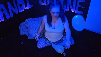 Sensual And Adorable Milf Indulges In Balloon Fetish