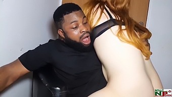 White Diamond Experiences The Pleasure Of A Big Black Cock In This Steamy Porn Video